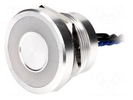 Switch: piezoelectric | Pos: 2 | SPST-NO | 0.2A/24VAC | 0.2A/24VDC