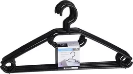 Affek Design Storage Solutions Drabužių pakabos 10 vnt. juodos sukamos