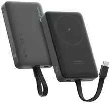 Cuktech CP132ML 10000mAh su „MagSafe“ suderinama išorinė baterija - Juodas
