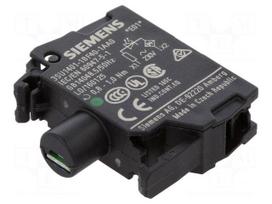 Illuminating unit | 22mm | 3SU1.5 | -25÷70°C | Illumin: LED | front
