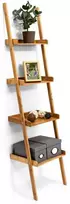 Relaxdays Kopėtėlių lentyna, bambukas, 176x44x37 cm