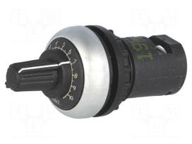 Potentiometer | 22mm | RMQ-Titan | -25÷70°C | Ø22.5mm | IP66 | 4.7kΩ