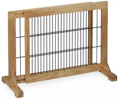 Relaxdays Natūraliai rudos spalvos saugos varteliai 56 cm