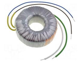 Transformer: toroidal | 50VA | 230VAC | 115V | 0.435A | 0.63kg | Ø: 80mm