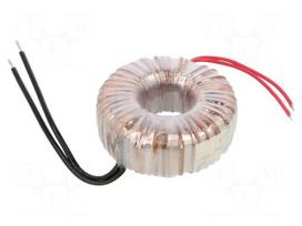 Transformer: toroidal | 160VA | 230VAC | 9V | 17.77A | 1.7kg | Ø: 115mm