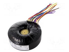 Transformer: toroidal audio | 250VA | 115/115VAC | 390÷390V | 240mA