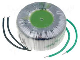 Transformer: toroidal | 250VA | 230VAC | 24V | 24V | 5.2A | 5.2A | 2.4kg