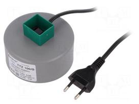 Transformer: toroidal | 100VA | 230VAC | 110V | 0.9A | 1.3kg | Ø: 98mm