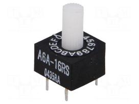 Encoding switch | HEX/BCD | Pos: 16 | THT | Rcont max: 200mΩ | 1.2Ncm