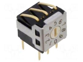 Encoding switch | DEC/BCD | Pos: 10 | THT | Rcont max: 100mΩ | 1.96Ncm