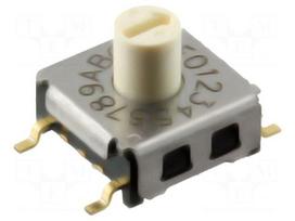 Encoding switch | HEX/BCD | Pos: 16 | SMT | Rcont max: 100mΩ | 1.96Ncm