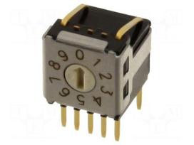 Encoding switch | DEC/BCD | Pos: 10 | THT | Rcont max: 100mΩ | 1.96Ncm