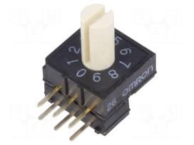Encoding switch | DEC/BCD | Pos: 10 | THT | Rcont max: 200mΩ