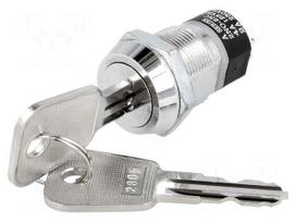 Switch: key switch | Stabl.pos: 2 | Switch.method: OFF-ON | Key: flat