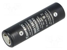 Re-battery: Li-Ion | 18650,MR18650 | 3.7V | 3500mAh | Ø18.5x66.5mm