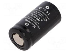 Re-battery: Li-Ion | 18350 | 3.7V | 750mAh | Ø18x35mm | 8A