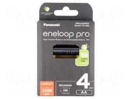Re-battery: Ni-MH | AA | 1.2V | 2450mAh | ENELOOP PRO | Ø14.35x50.4mm