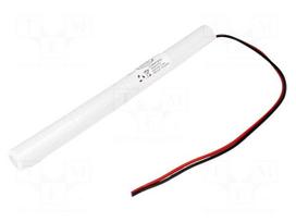 Re-battery: Ni-MH | AA | 4.8V | 1600mAh | 250mm leads | Ø16.5x204mm