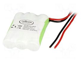 Re-battery: Ni-MH | AA | 3.6V | 1600mAh | 250mm leads