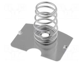 Spring contact | Mounting: push-in | Size: C,R14 | Batt.no: 1