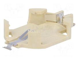 Socket | Mounting: SMD,horizontal | Size: 2032,BR2032,CR2032 | PBT