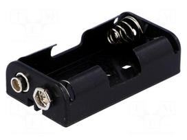 Holder | Leads: 6F22 type | Size: AA,R6 | Batt.no: 2 | Colour: black