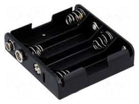 Holder | Leads: 6F22 type | Size: AA,R6 | Batt.no: 4 | Colour: black
