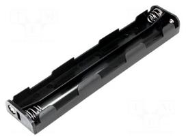 Holder | Leads: 6F22 type | Size: AA,R6 | Batt.no: 6 | Colour: black
