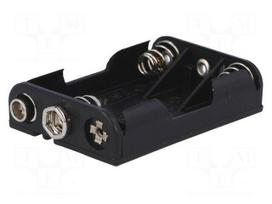 Holder | Leads: 6F22 type | Size: AAA,R3 | Batt.no: 3 | Colour: black