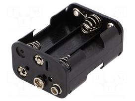 Holder | Leads: 6F22 type | Size: AA,R6 | Batt.no: 6 | Colour: black