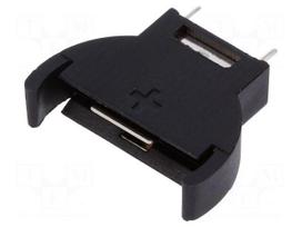 Socket | Mounting: THT,vertical | Size: CR2032,DL2032 | Batt.no: 1