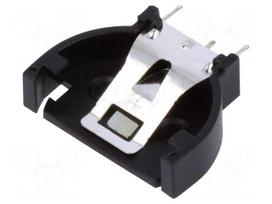 Socket | Mounting: THT,vertical | Size: CR2032,DL2032 | Batt.no: 1