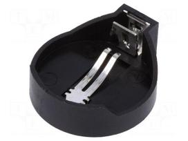 Socket | Mounting: THT,horizontal | Size: CR2032,DL2032 | Batt.no: 1