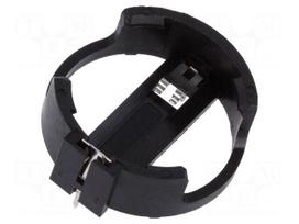 Socket | Mounting: THT,horizontal | Size: CR2032,DL2032 | Batt.no: 1