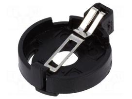 Socket | Mounting: THT,horizontal | Size: CR2032,DL2032 | Batt.no: 1
