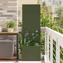 Sodo privatumo ekranas „Fretwork“ Alyvuogių žalia 50 x 150 cm