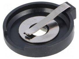 Socket | Mounting: THT,horizontal | Size: CR2430,DL2430 | Batt.no: 1