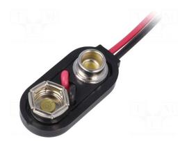 6F22 connector | Type: longitudinal (low profile) | Dim: 25x11.9mm