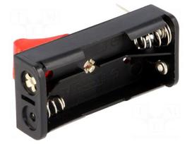 Holder | Mounting: PCB | Size: AAA,R3 | Batt.no: 2