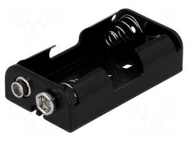 Holder | Mounting: on panel | Leads: 6F22 type | Size: AA,R6