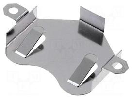 Clip | Mounting: SMD | Size: CR2450,DL2450 | Ø: 24mm | 5.8mm