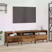 TV staliukas Televizoriaus spintelė Senovinis medis 150 x 30 x 45 cm