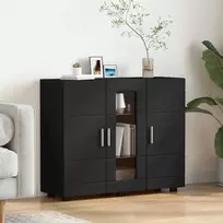 Medinė spinta Juoda Apdirbta mediena