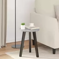 Stalo viršus Ø 30 x 1,5 cm Apvali Apdirbta mediena Betono pilka
