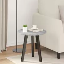 Stalo viršus Ø 40 x 1,5 cm Apvali Apdirbta mediena Pilka Sonoma
