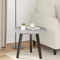 Stalo viršus Pilka sonoma ąžuolo Ø 50 x 1,5 cm Apdirbta mediena