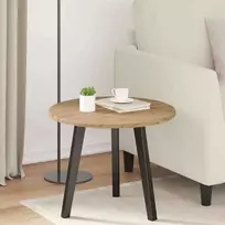 Stalo viršus Ø 50 x 1,5 cm Apvali Apdirbta mediena
