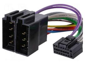 Connector | ISO | Clarion,VDO | PIN: 16