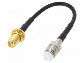 Antenna adapter | SMA-B socket,FME-A socket | straight | 100mm