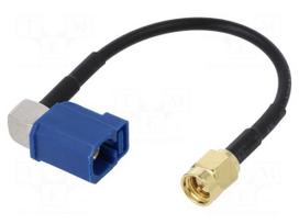 Antenna adapter | Fakra socket,SMA-A plug | straight,angled
